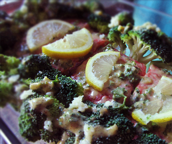 Salmon and Broccoli